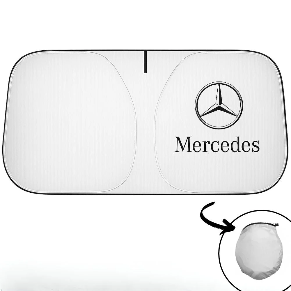 Faltbare Auto-Sonnenblende mit Logo