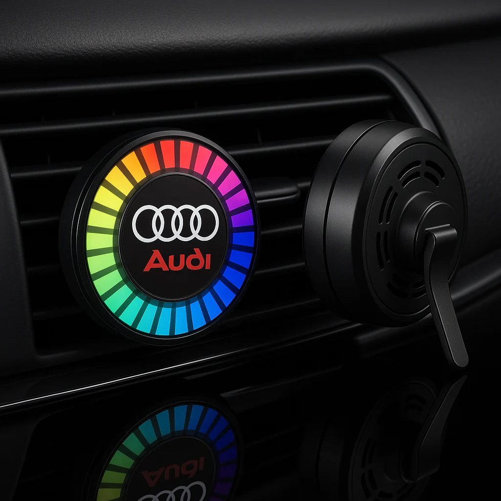 Musikrhythmus-LED-Auto-Licht mit Logo (mit Aromadiffusor) - Image 2