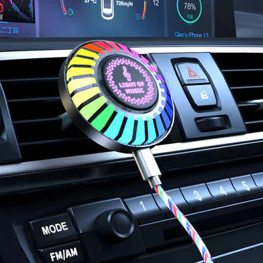 Musikrhythmus-LED-Auto-Licht mit Logo (mit Aromadiffusor) - Image 3