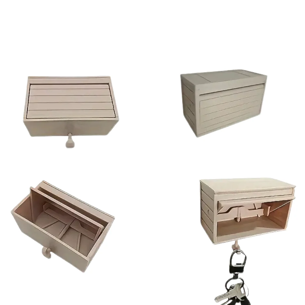 Schlüsselhalter in Garagenform für die Wand - Image 10