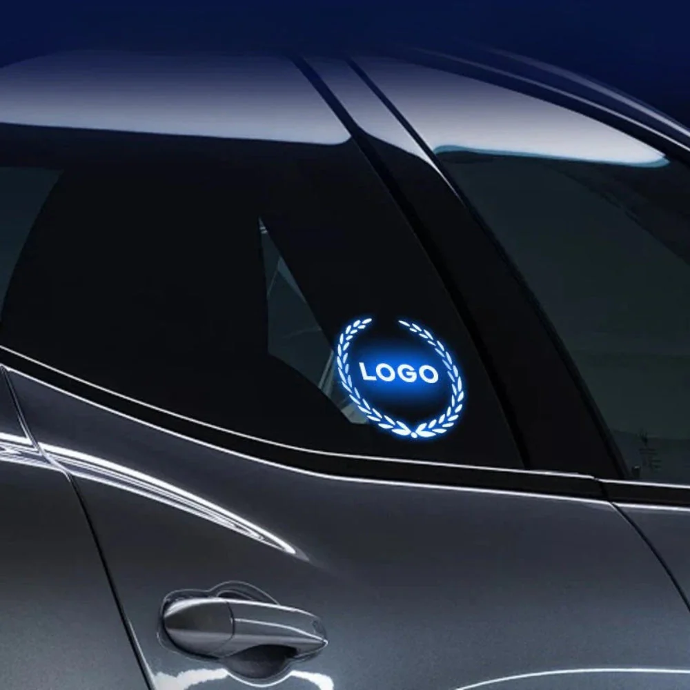 Wiederaufladbares LED-Autologo - Neon-Lichteffekt - Image 4