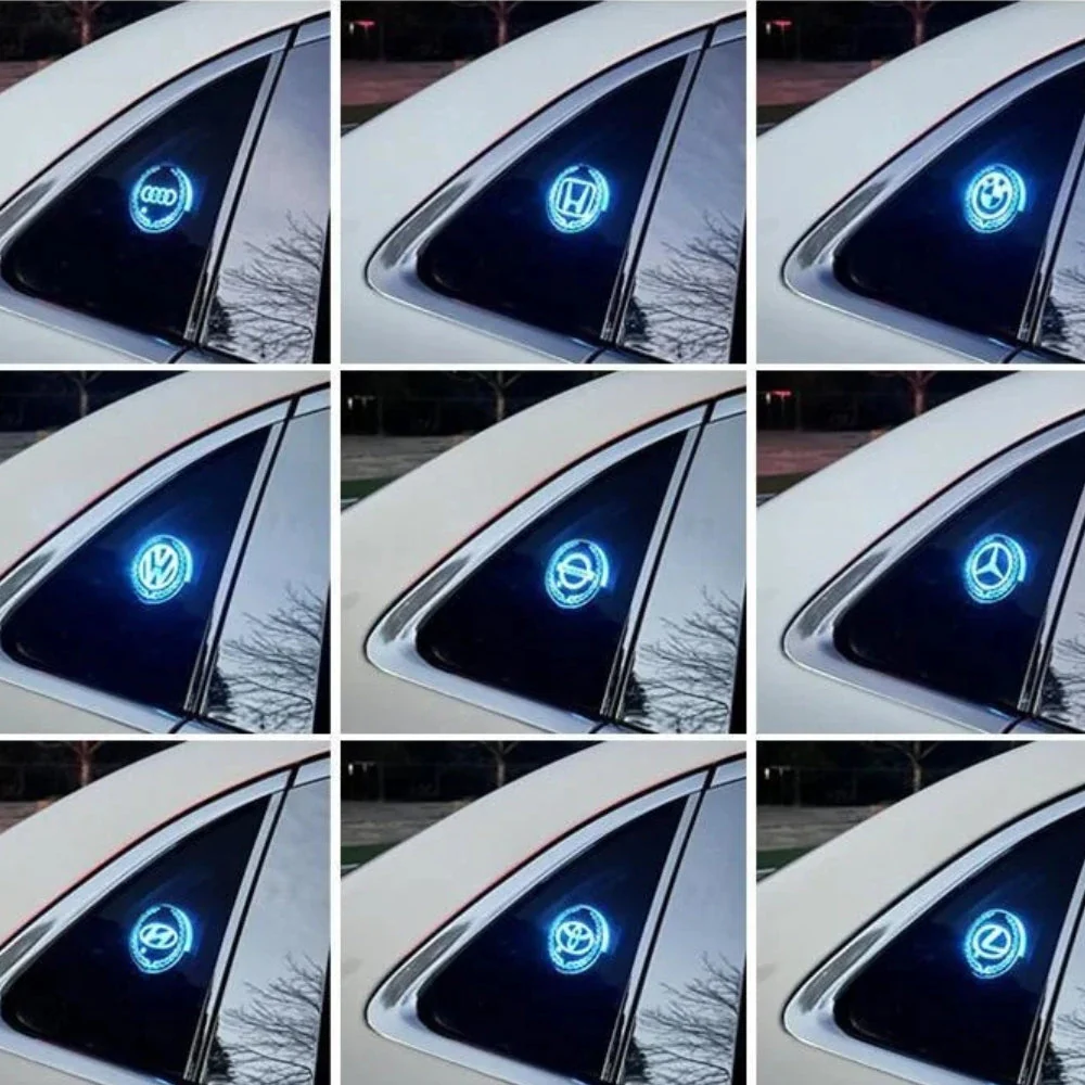 Wiederaufladbares LED-Autologo - Neon-Lichteffekt - Image 5